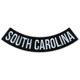 Hot Leathers South Carolina 12” X 3” Bottom Rocker Patch