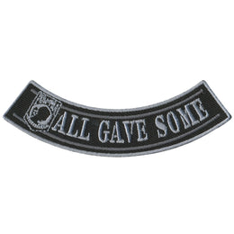 Hot Leathers All Gave Some 4” X 1” Bottom Rocker Patch