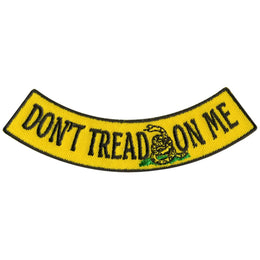 Hot Leathers Don't Tread On Me 4” X 1” Bottom Rocker Patch