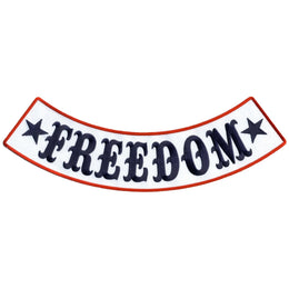Hot Leathers Freedom 12” X 3” Bottom Rocker Patch