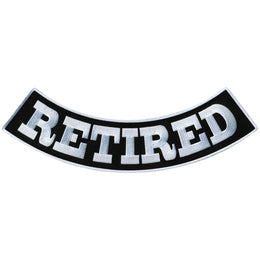 Hot Leathers Retired 12” X 3” Bottom Rocker Patch