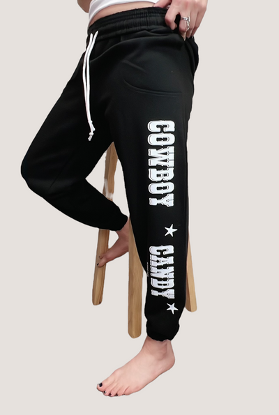 COWBOY CANDY COUNTRY COWGIRL GRAPHIC SWEAT PANTS