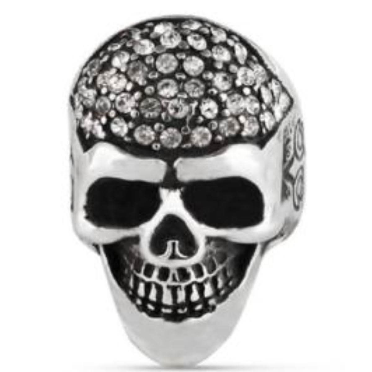 R155 Stainless Steel Diamond Head Biker Ring Rings Renegade Classics