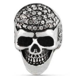 R155 Stainless Steel Diamond Head Biker Ring Rings Renegade Classics