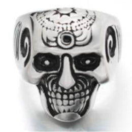 R194 Stainless Steel Brain Saw Biker Ring Rings Renegade Classics