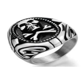 R195 Stainless Steel Poison Ivy Biker Ring Rings Renegade Classics