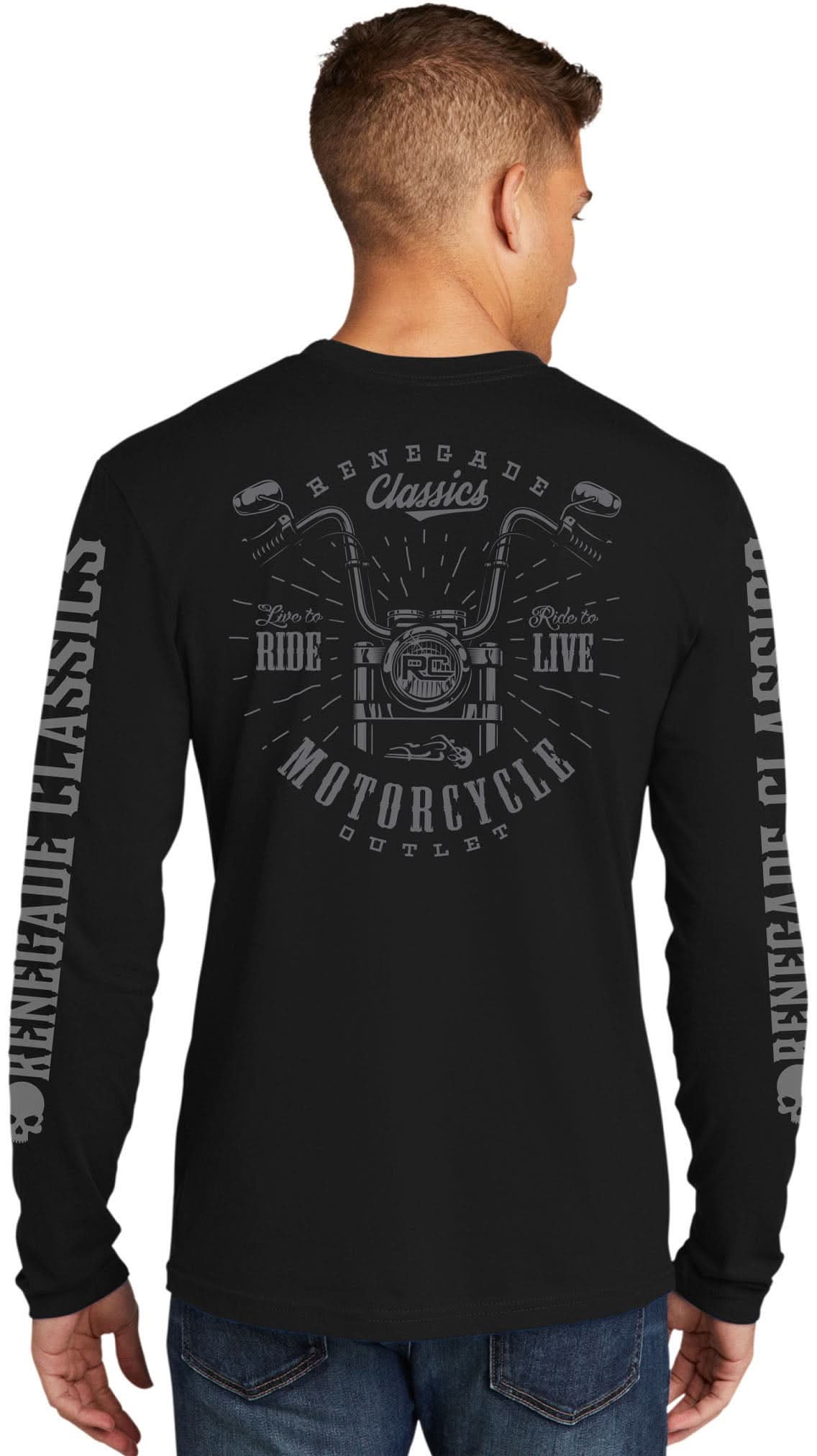 RC Handlebar Men's Long Sleeve Shirt Shirts & Tops Renegade Classics
