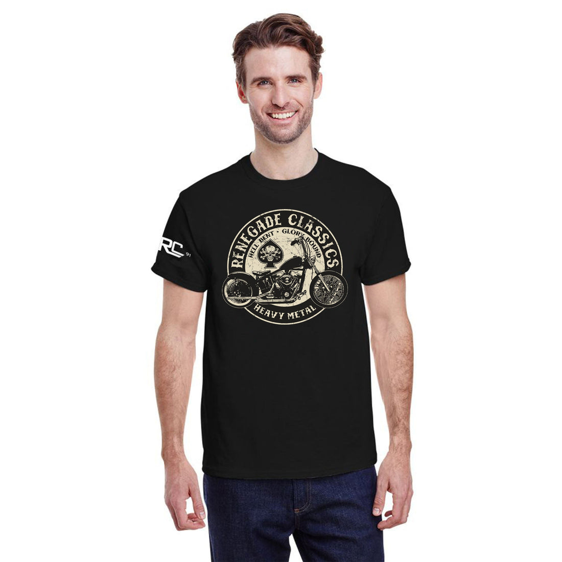 RC Renegade Classics Glory Mens Motorcycle T-Shirt