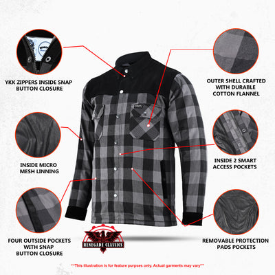Grindstone Grey Men’s Flannel Shirt