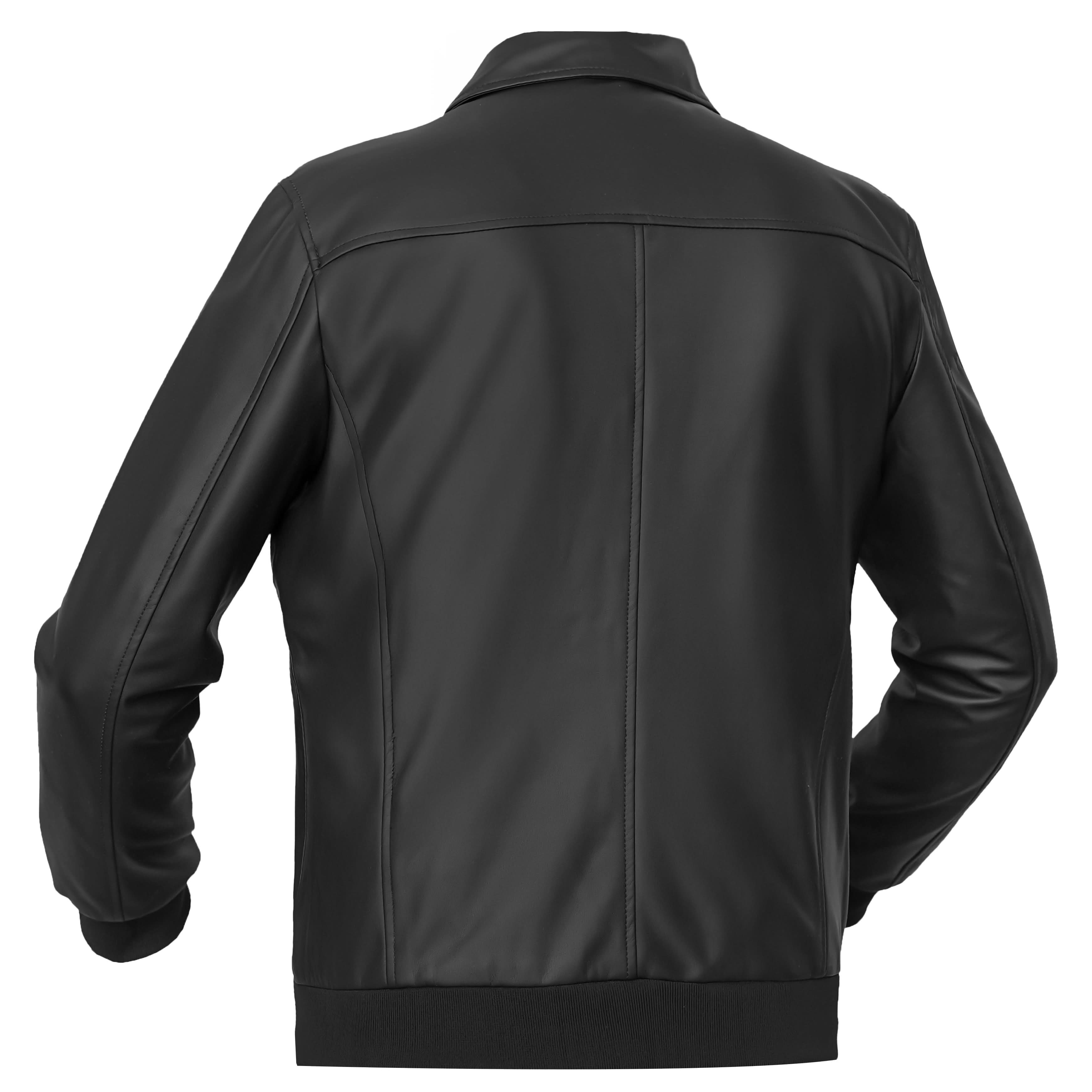 Midnight Forge Men’s Faux Leather Motorcycle Jacket