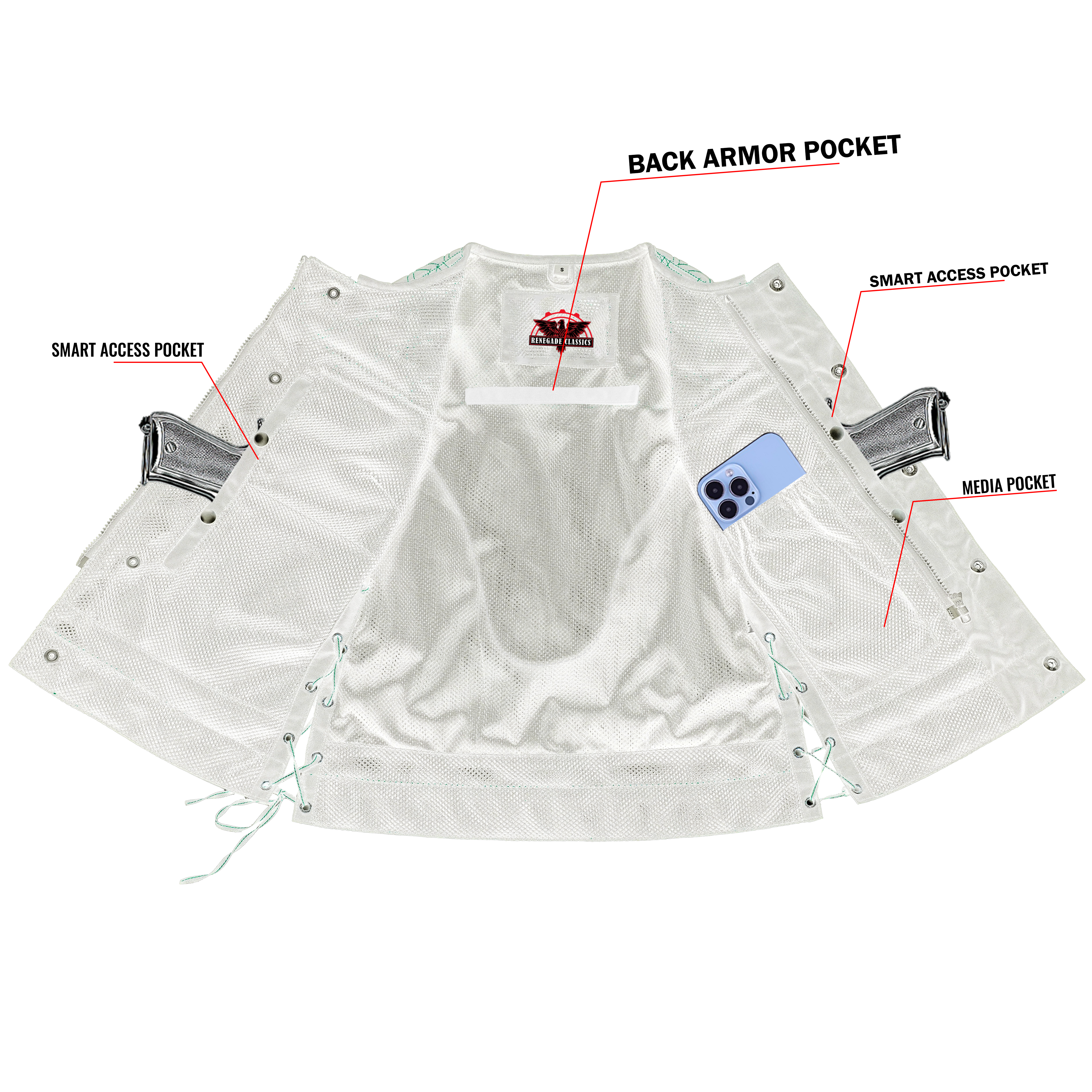 Rose Phantom - Women's Mesh Vest