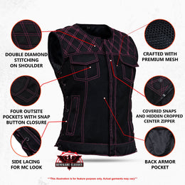 Rose Phantom - Women's Mesh Vest