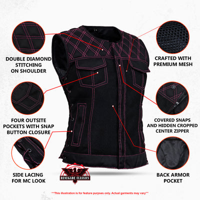 Rose Phantom – Women’s Mesh Vest