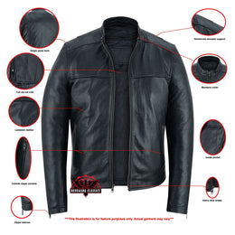 Regime Men's Fashion  Leather Jacket