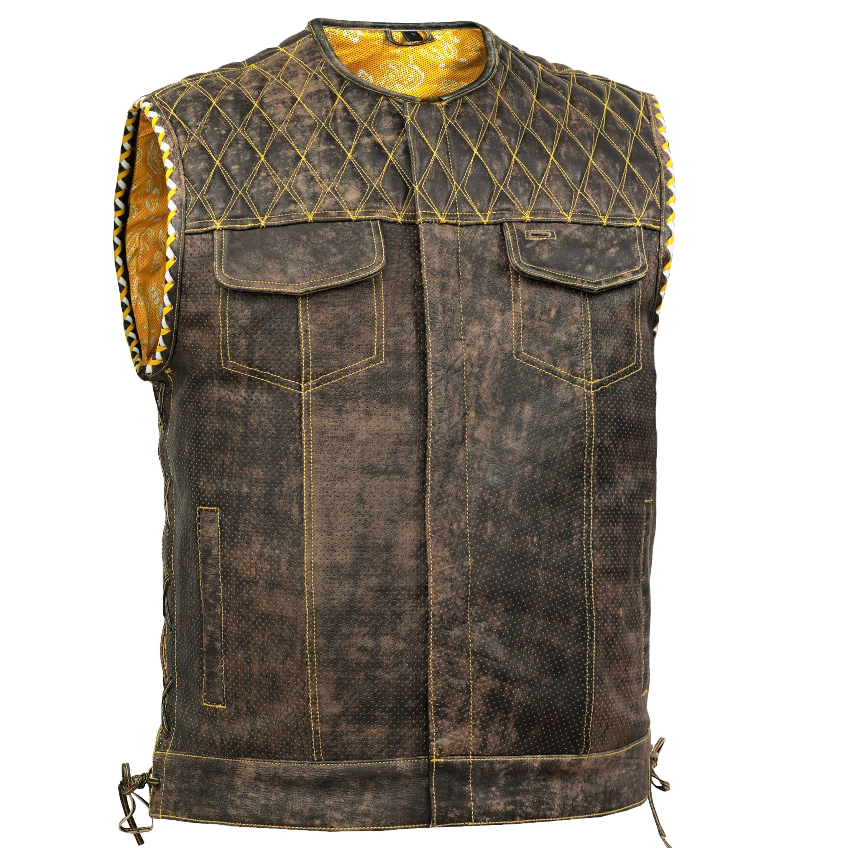 Ironhide Men’s Leather Vest