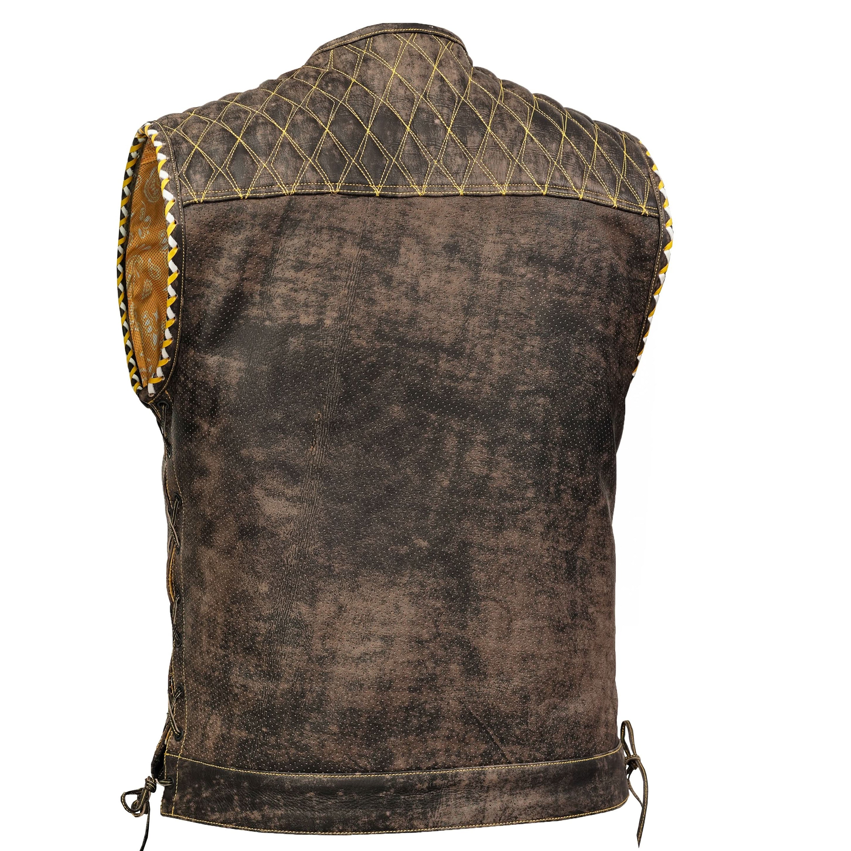 Ironhide Men’s Leather Vest