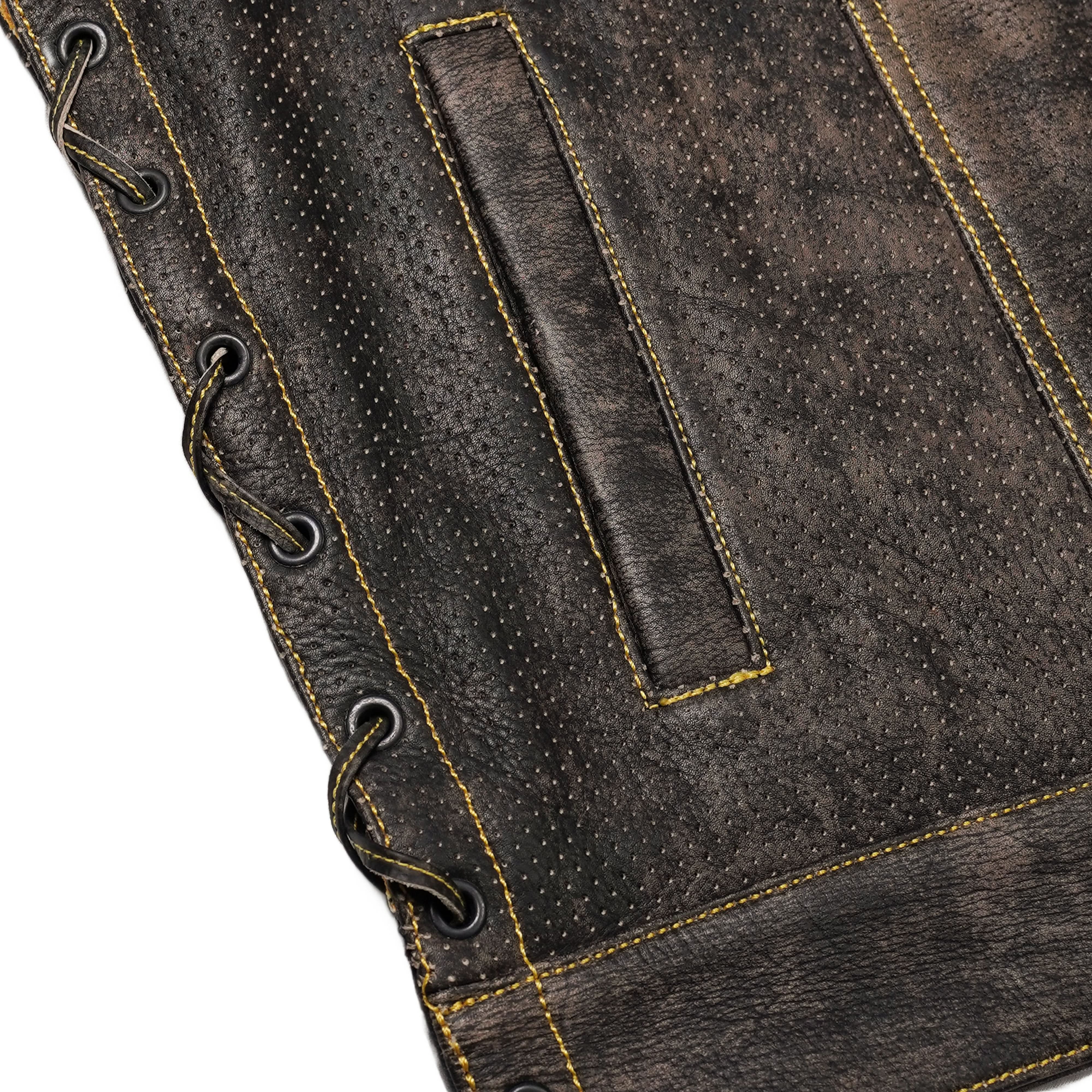 Ironhide Men’s Leather Vest