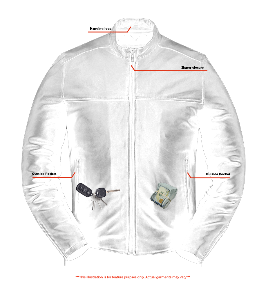 Sahara Men's Brown Fashion Leather Jacket Men's Leather Jackets Renegade Classics