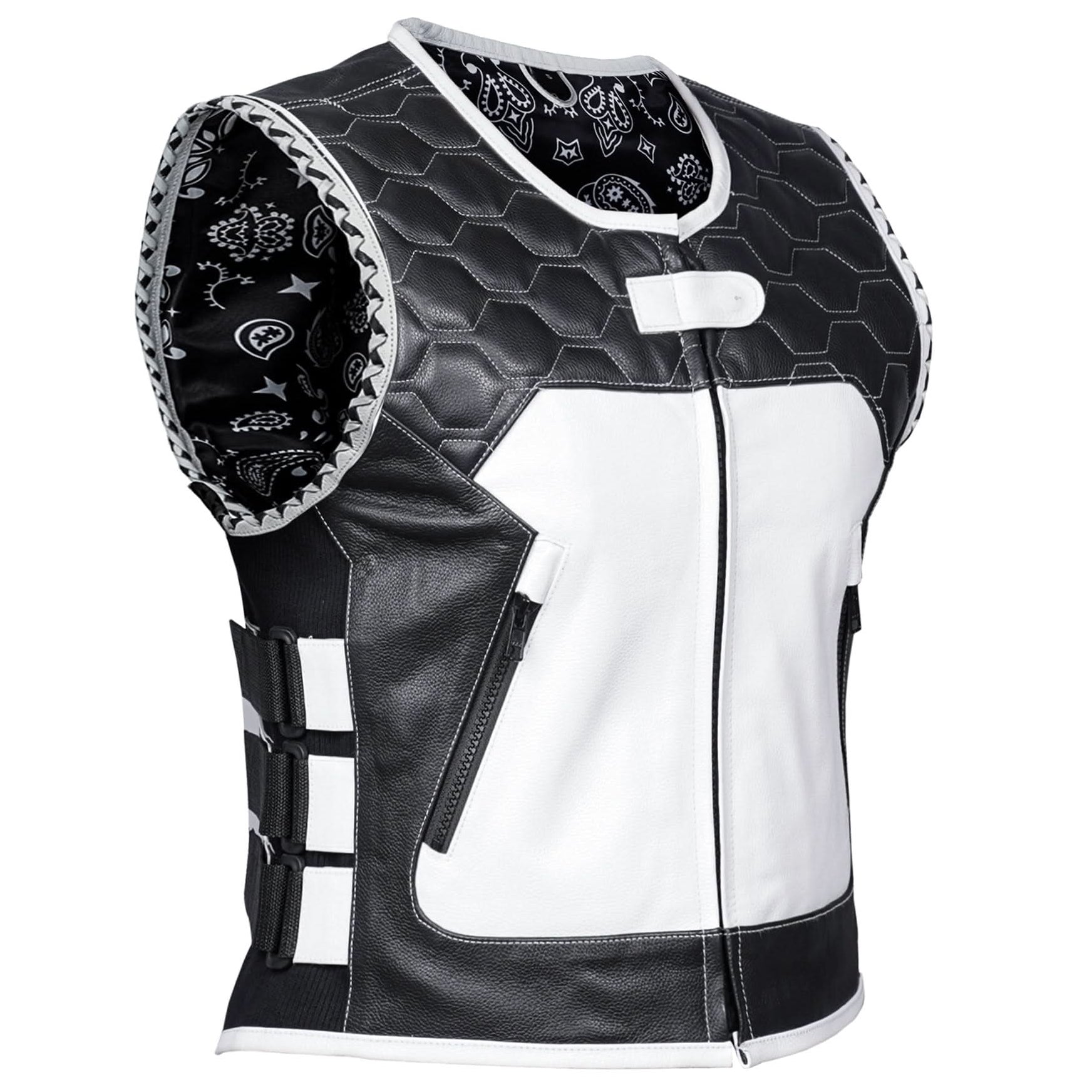 Zephyra Women's Leather Vest