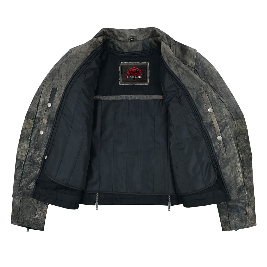 Shen Antique Brown Women's Leather Motorcycle Jacket