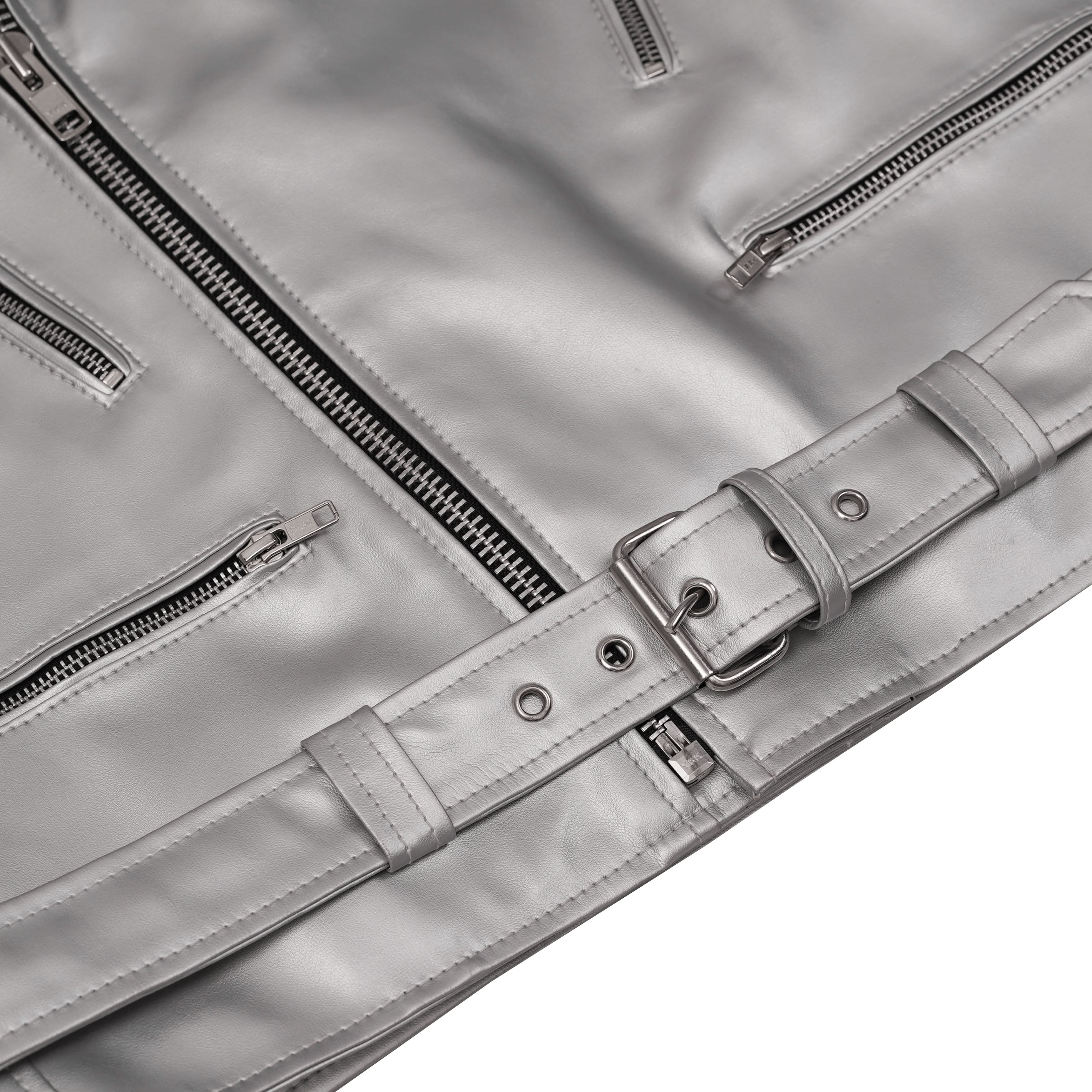 Iron Phantom Men’s Faux Leather Motorcycle Jacket