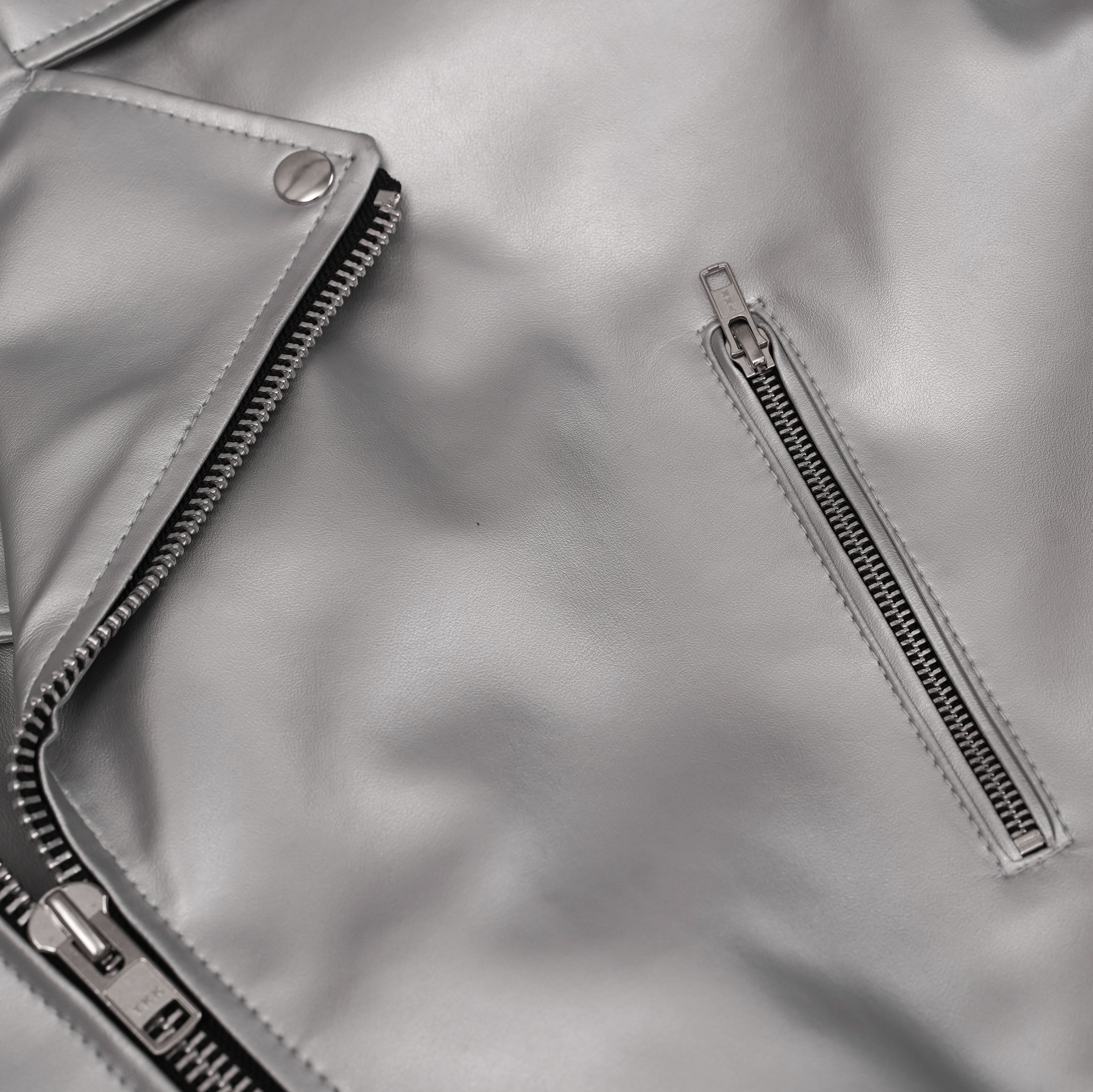 Iron Phantom Men’s Faux Leather Motorcycle Jacket