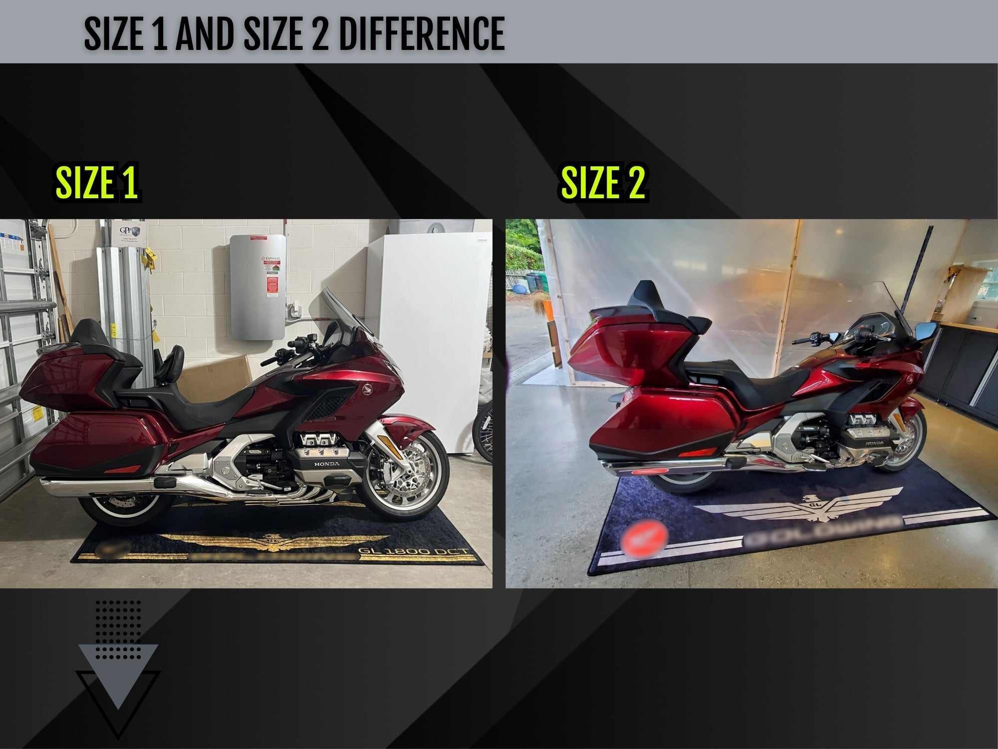 Designed Pit Mat for Honda GoldWing Motorcycle - MM7149