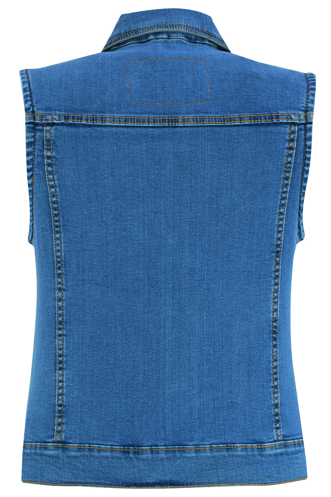 Skyline Blue womens denim vest 4