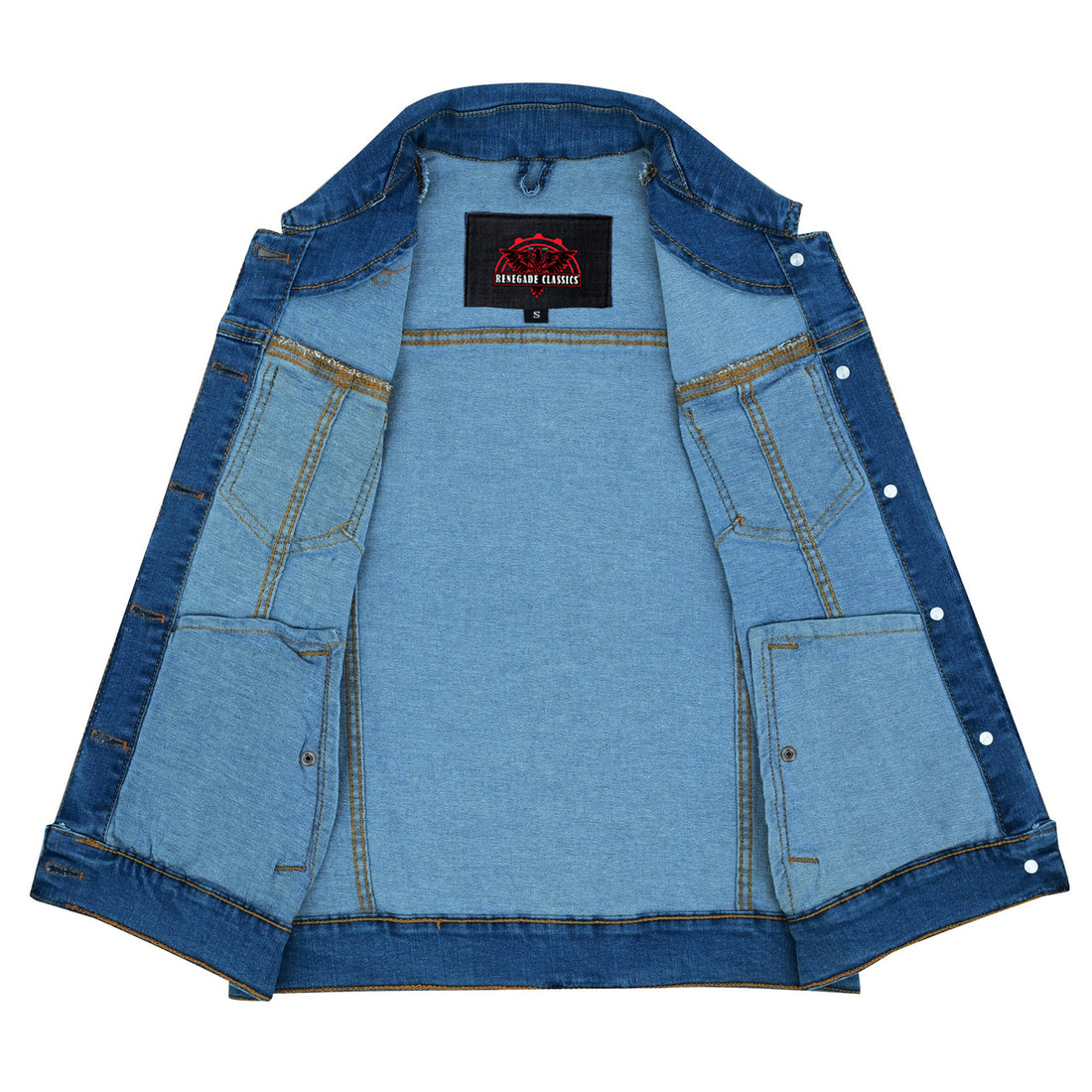 Skyline Blue womens denim vest 6