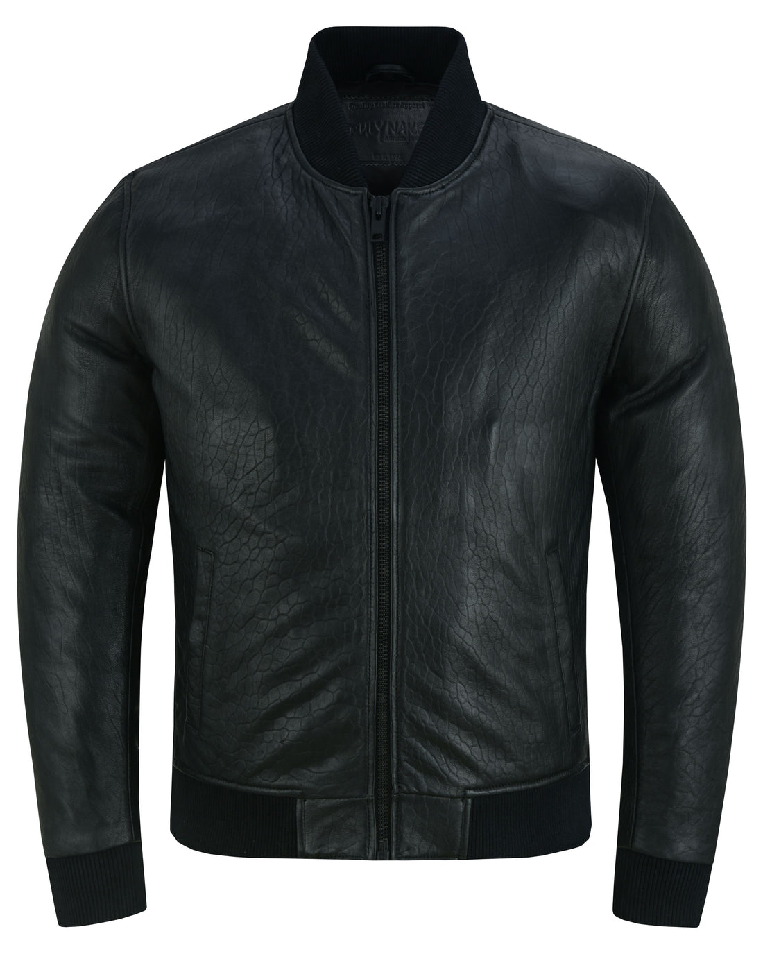 Stalwart Men's Fashion Leather Bomber Jacket