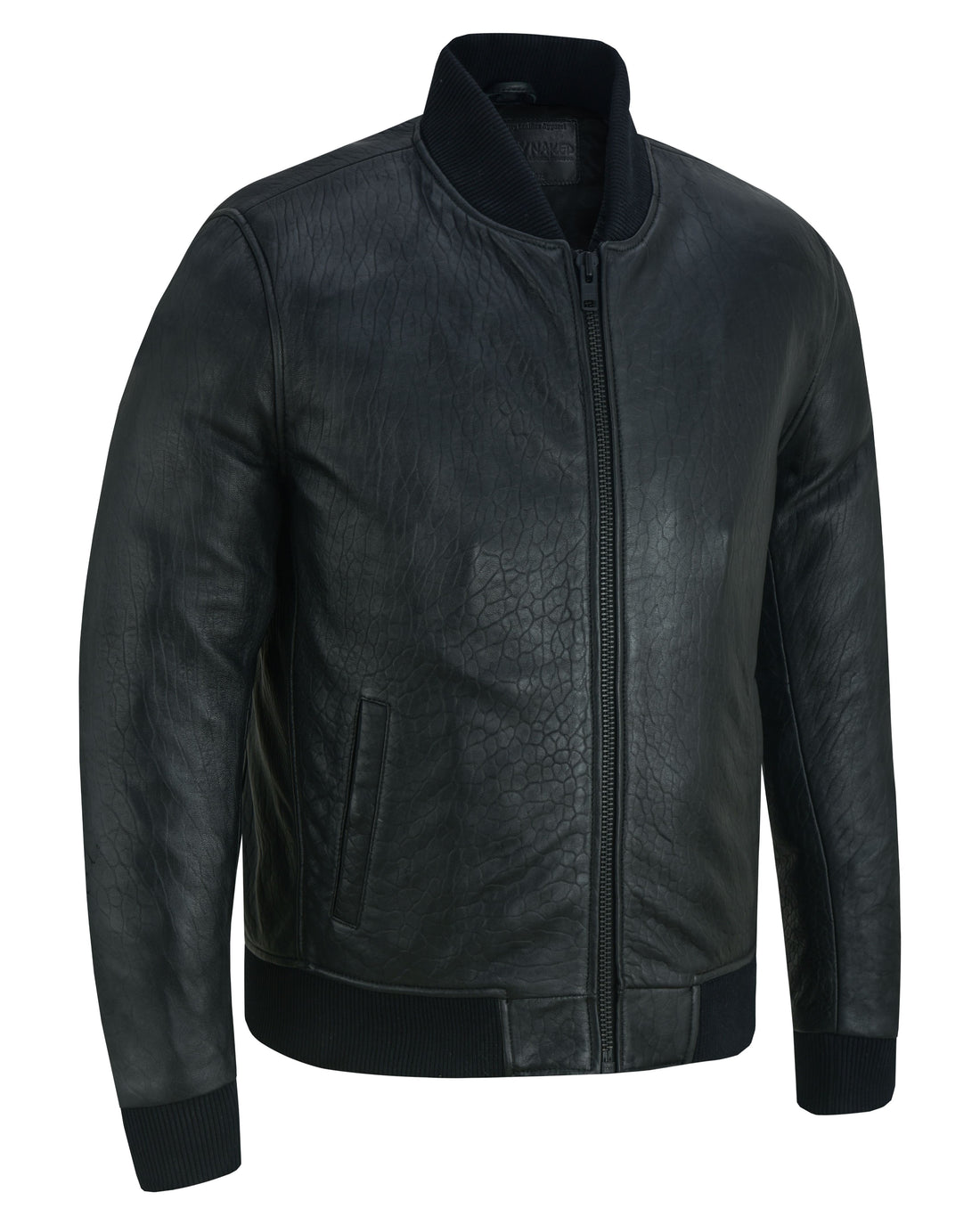 Stalwart Men's Fashion Leather Bomber Jacket