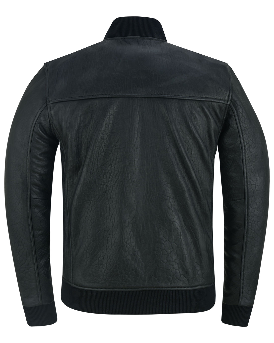 Stalwart Men's Fashion Leather Bomber Jacket