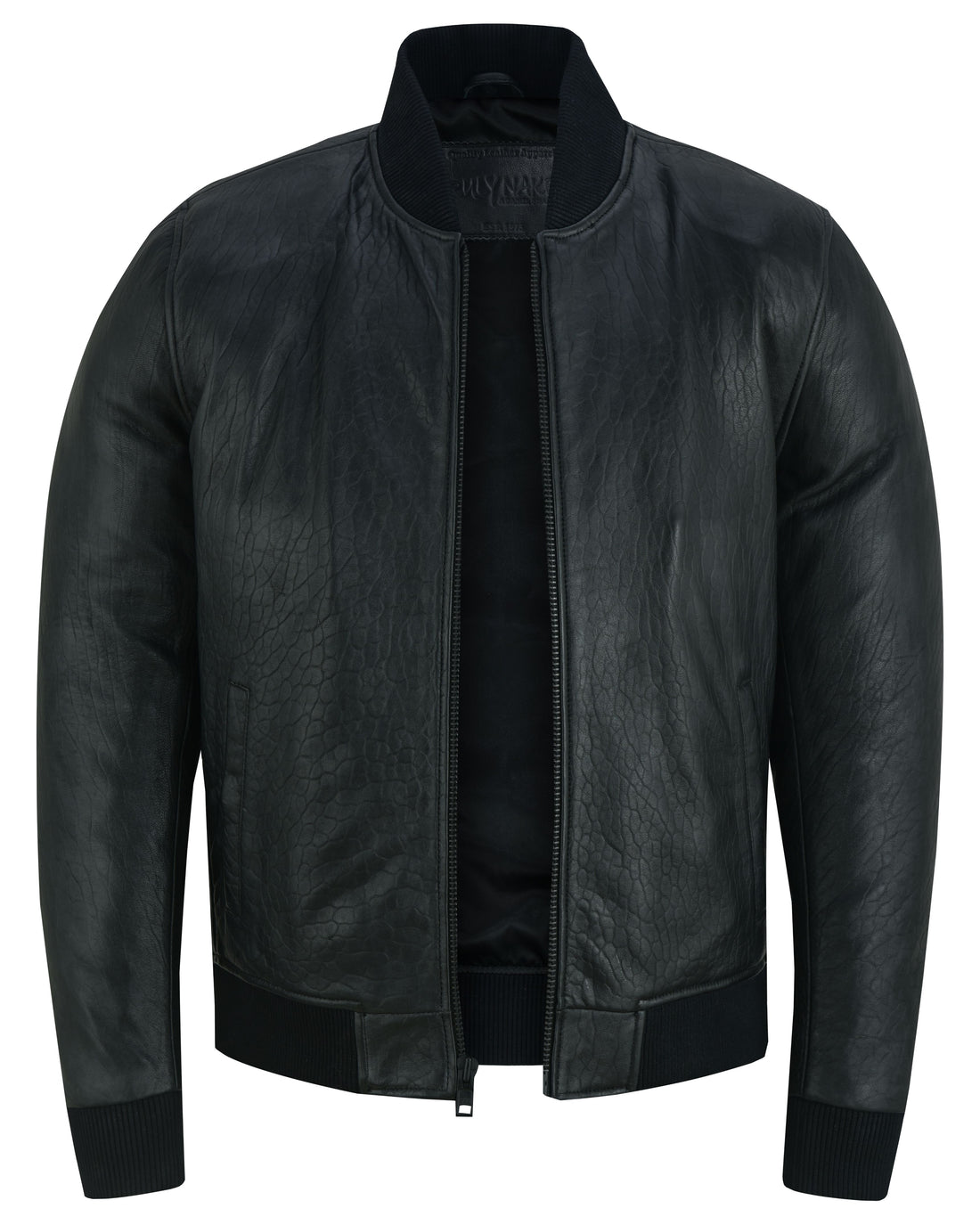 Stalwart Men's Fashion Leather Bomber Jacket