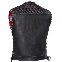 Throtlex Men's Leather Vest