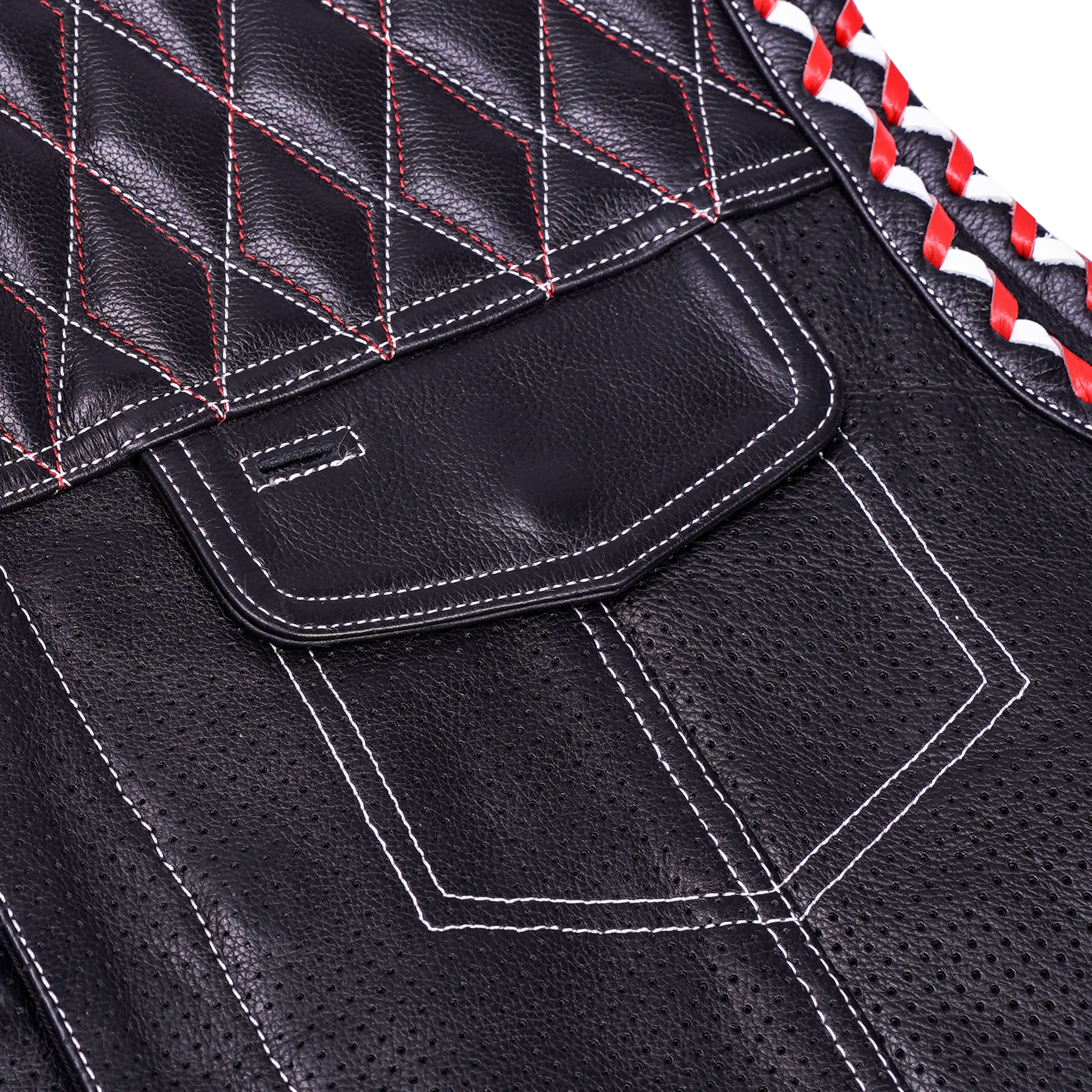 Throtlex Men's Leather Vest