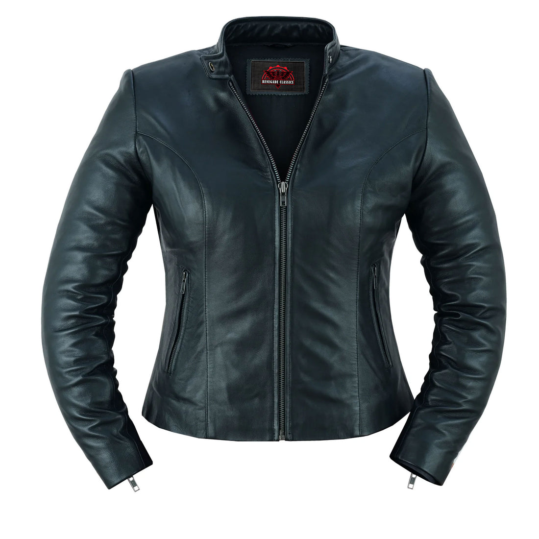 Sunstorm Women's Leather Motorcycle Jacket