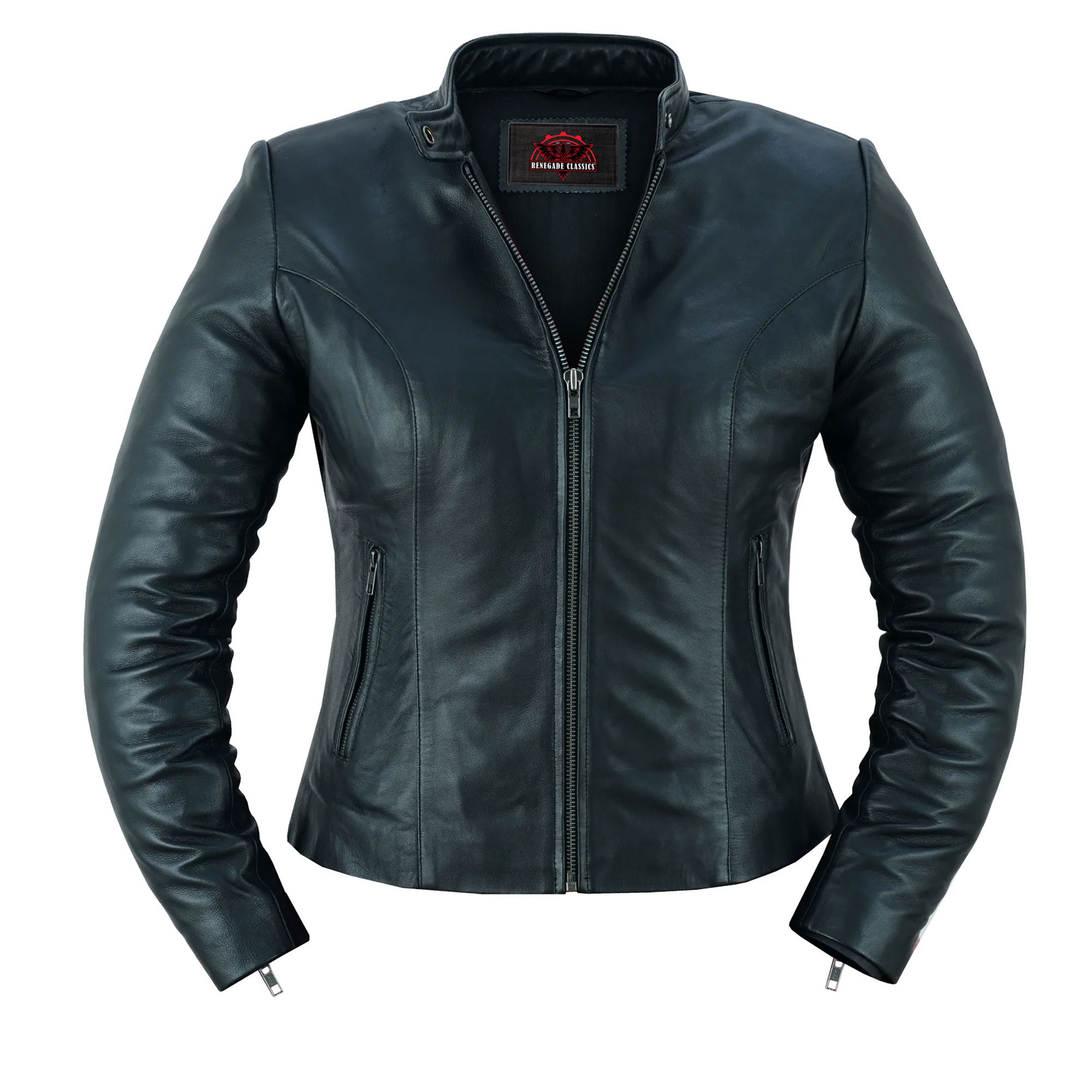 Sunstorm Women's Leather Motorcycle Jacket
