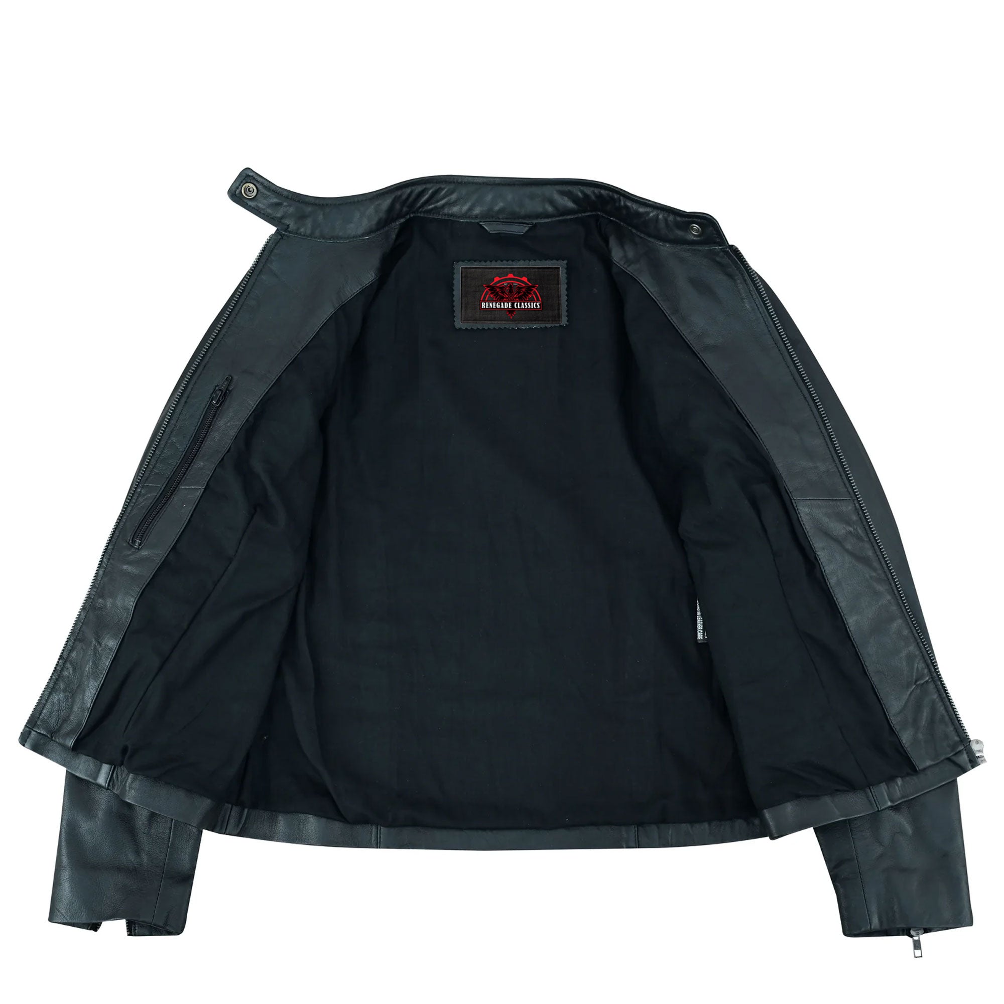 Sunstorm Women's Leather Motorcycle Jacket