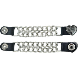 VE133D Vest Extender - Heart Rose Vest Extenders Warhawk Customs