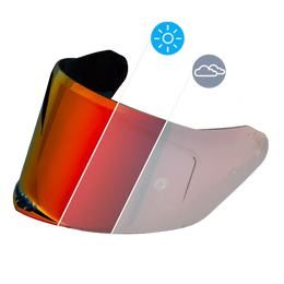 VIPER SHIELD OUTER (PINLOCK 120 READY)- PHOTOCHROMIC RED
