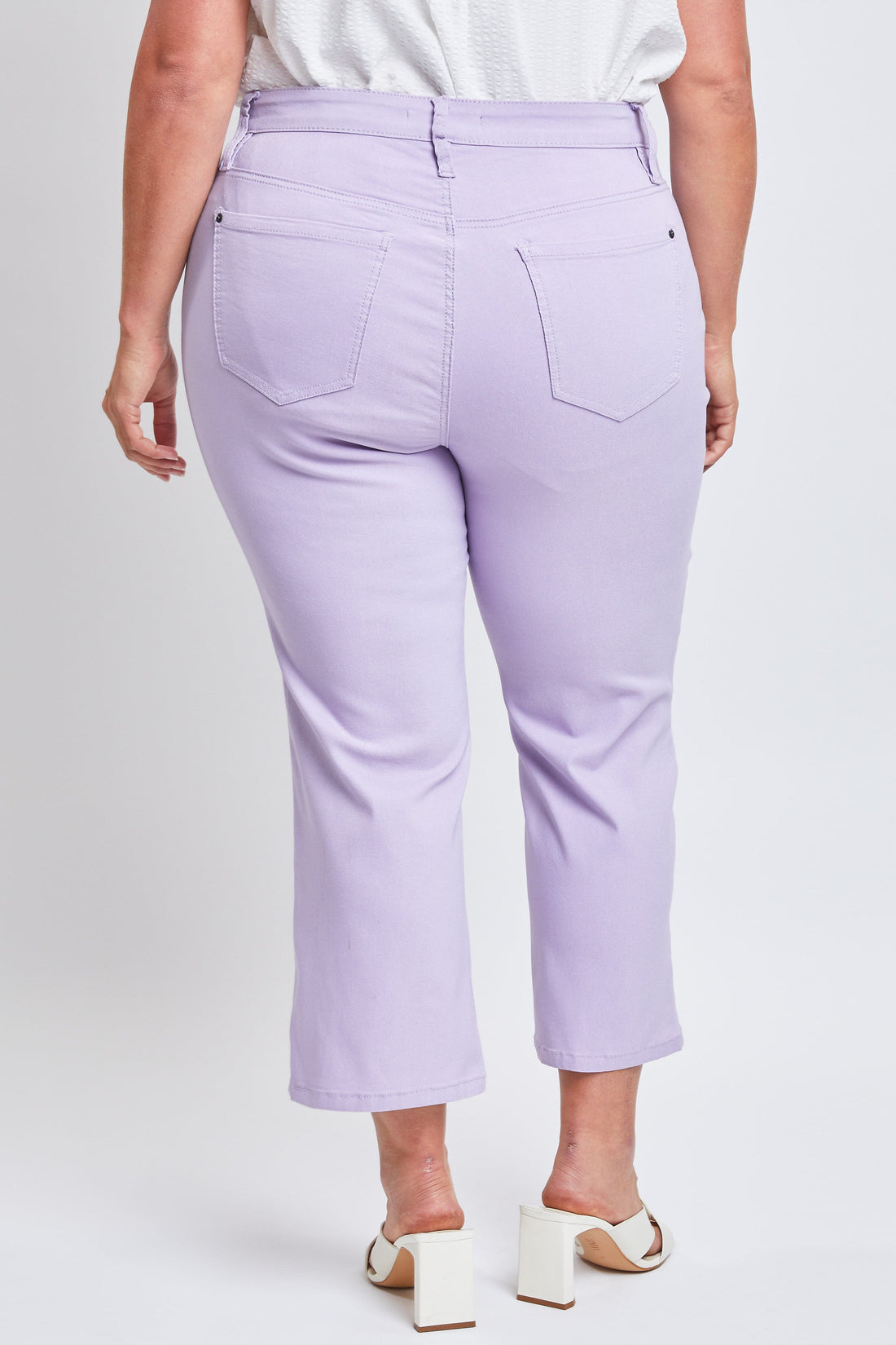 Women's Plus Hyperstretch Cropped Wide Leg Pants
