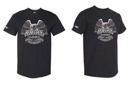 Black RC Eagle Wing Mens MotorcycleT-Shirt Men's Shirts Renegade Classics