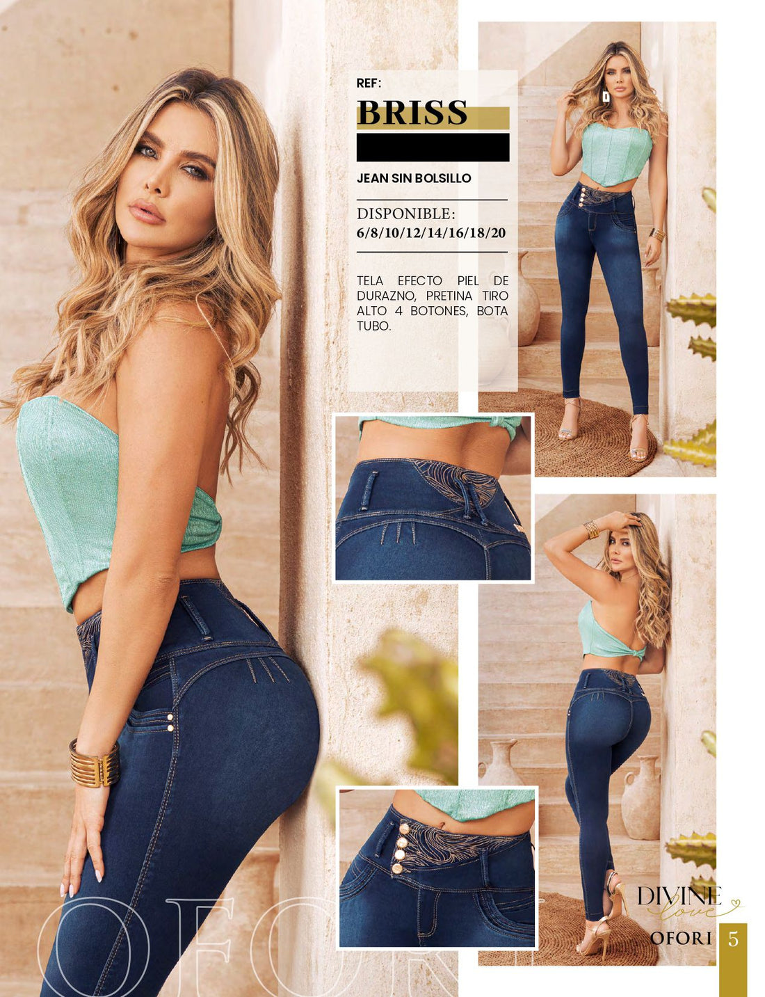 Briss 100% Authentic Colombian Push Up Jeans