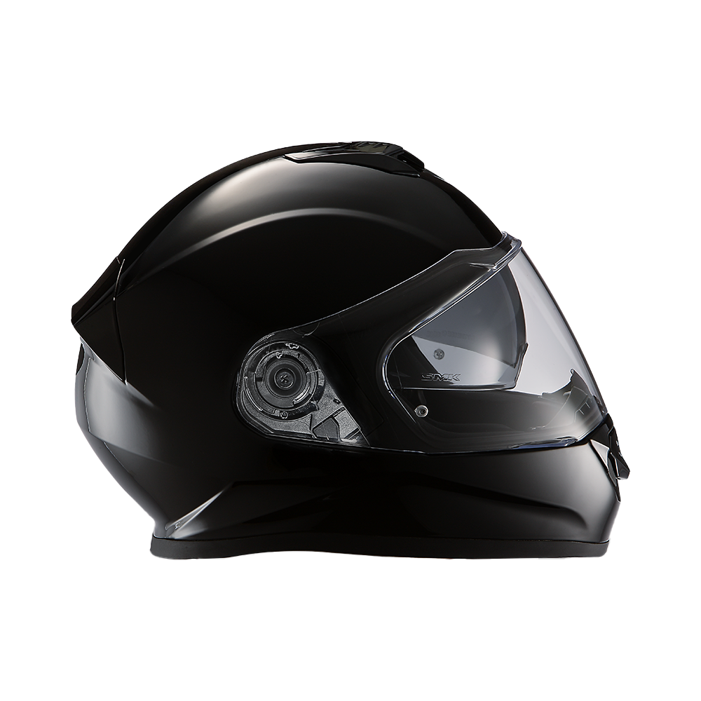 Daytona Detour Full Face Motorcycle Helmet - DOT Certified, Dual Visor, Street Bike Helmet, Men/Women/Youth - Hi-Gloss Black