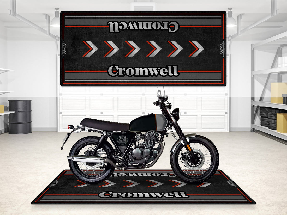 Designed Pit Mat for Brixton Cromwell Motorcycle - MM746