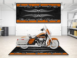 Motorcycle Mat for Touring Motorcycle "The Queen of the Highway" - MM7299