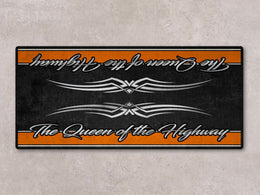 Motorcycle Mat for Touring Motorcycle "The Queen of the Highway" - MM7299