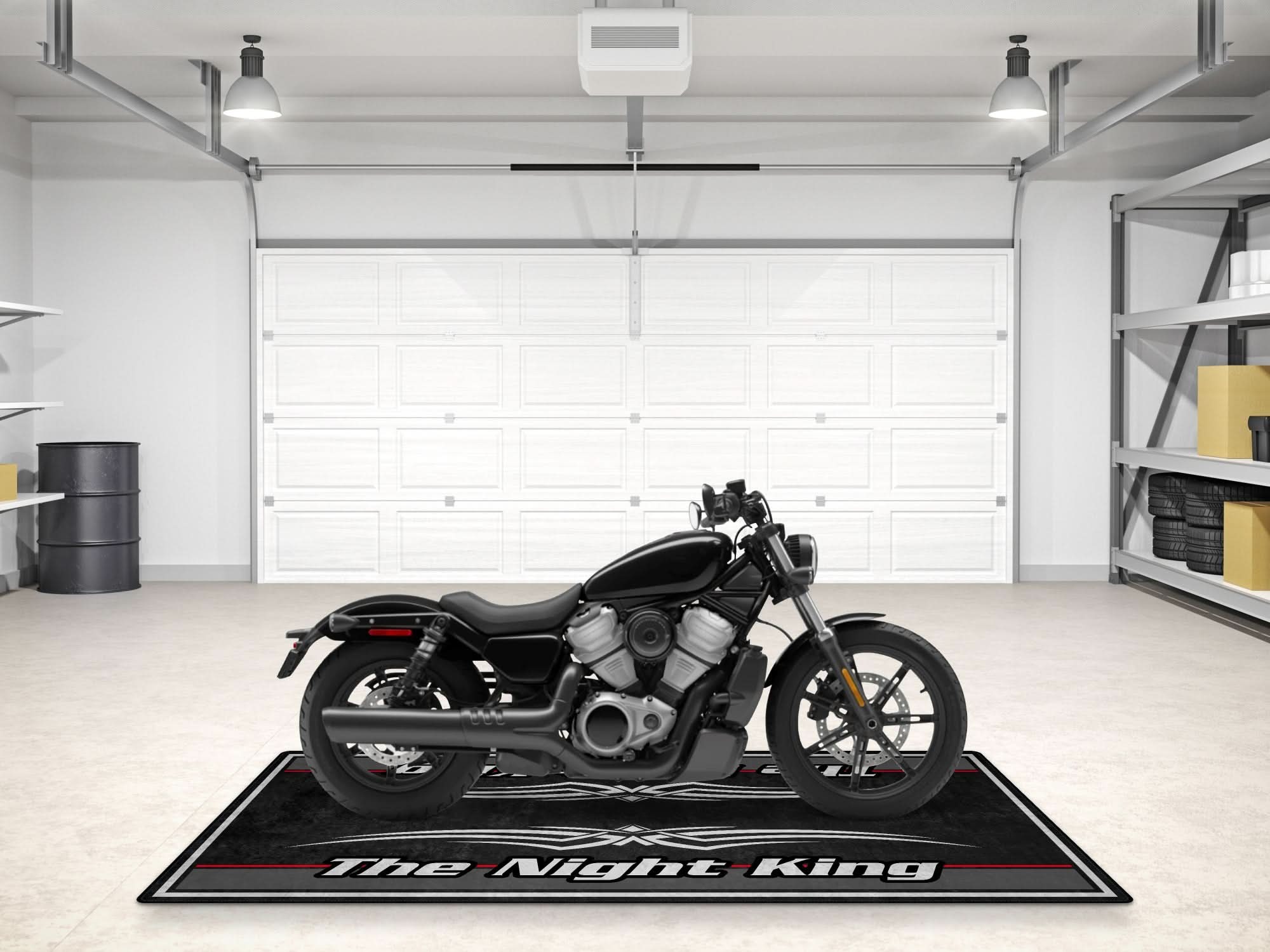 Motorcycle Mat for Cruiser Motorcycle "The Night King" - MM73