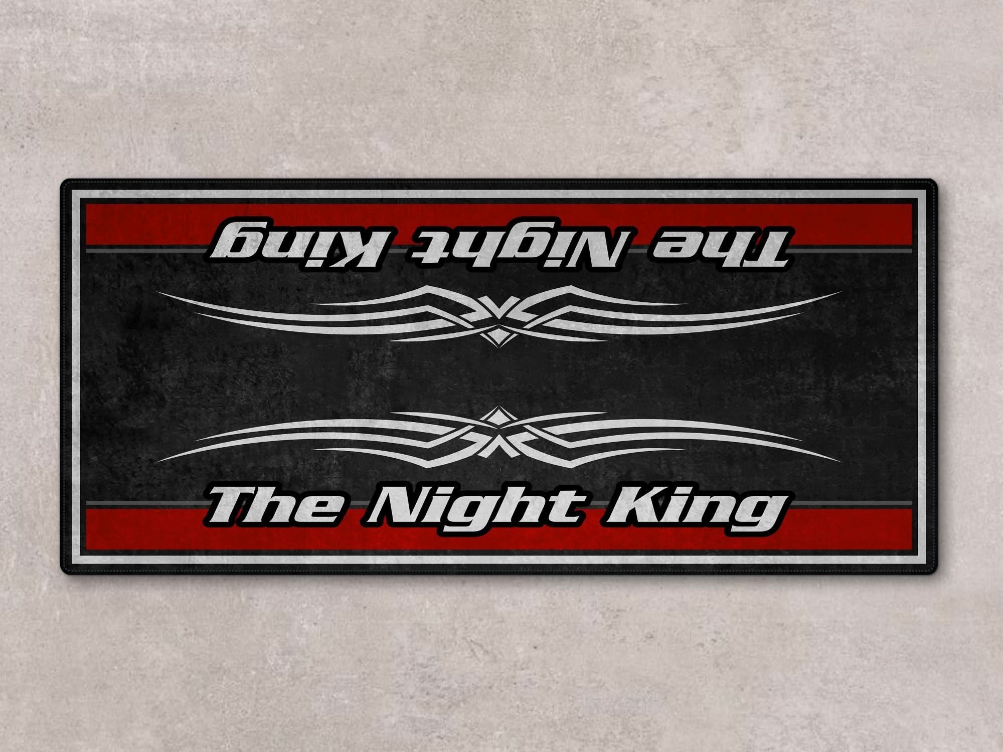 Motorcycle Mat for Cruiser Motorcycle "The Night King" - MM73