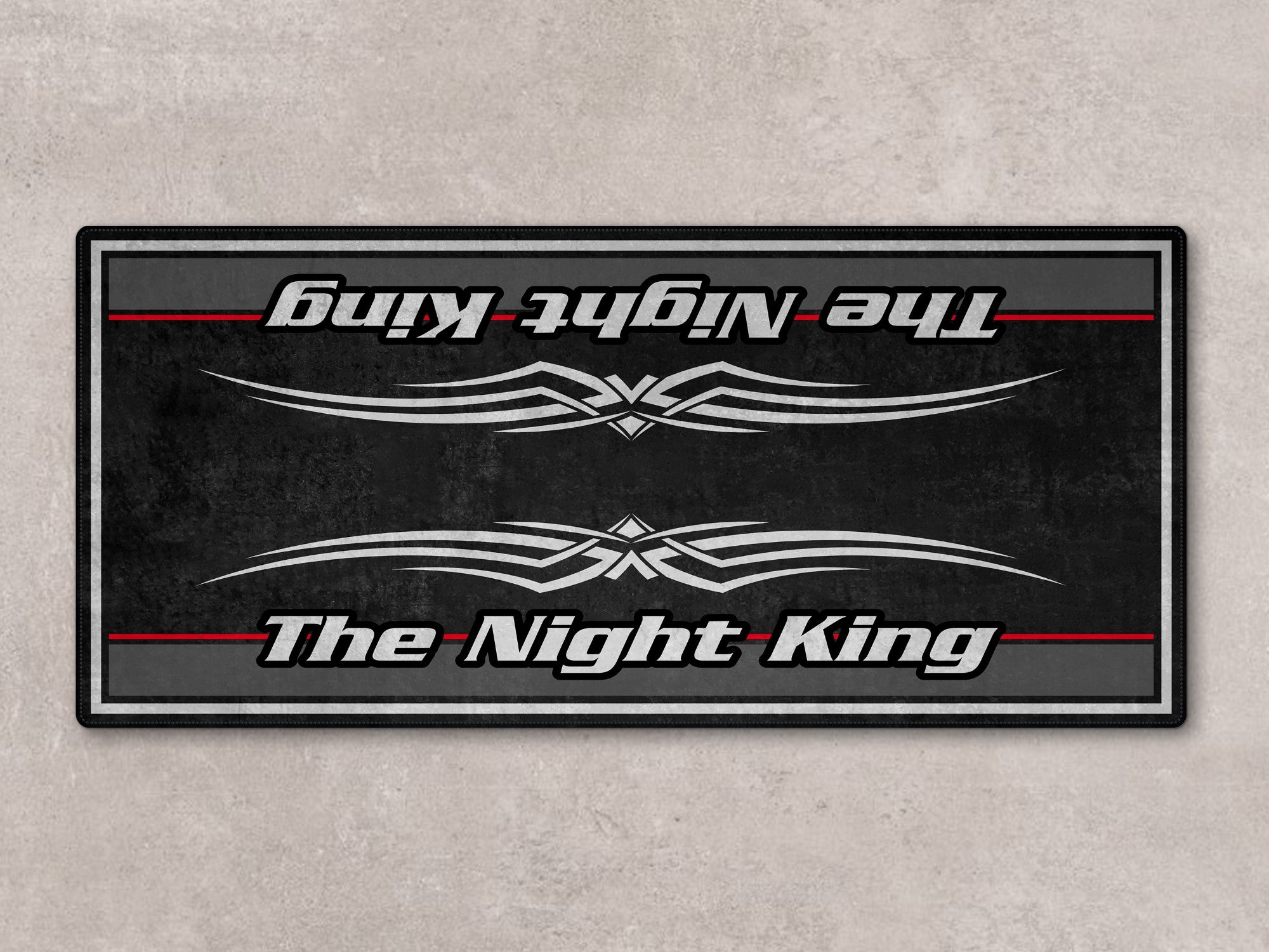 Motorcycle Mat for Cruiser Motorcycle "The Night King" - MM73